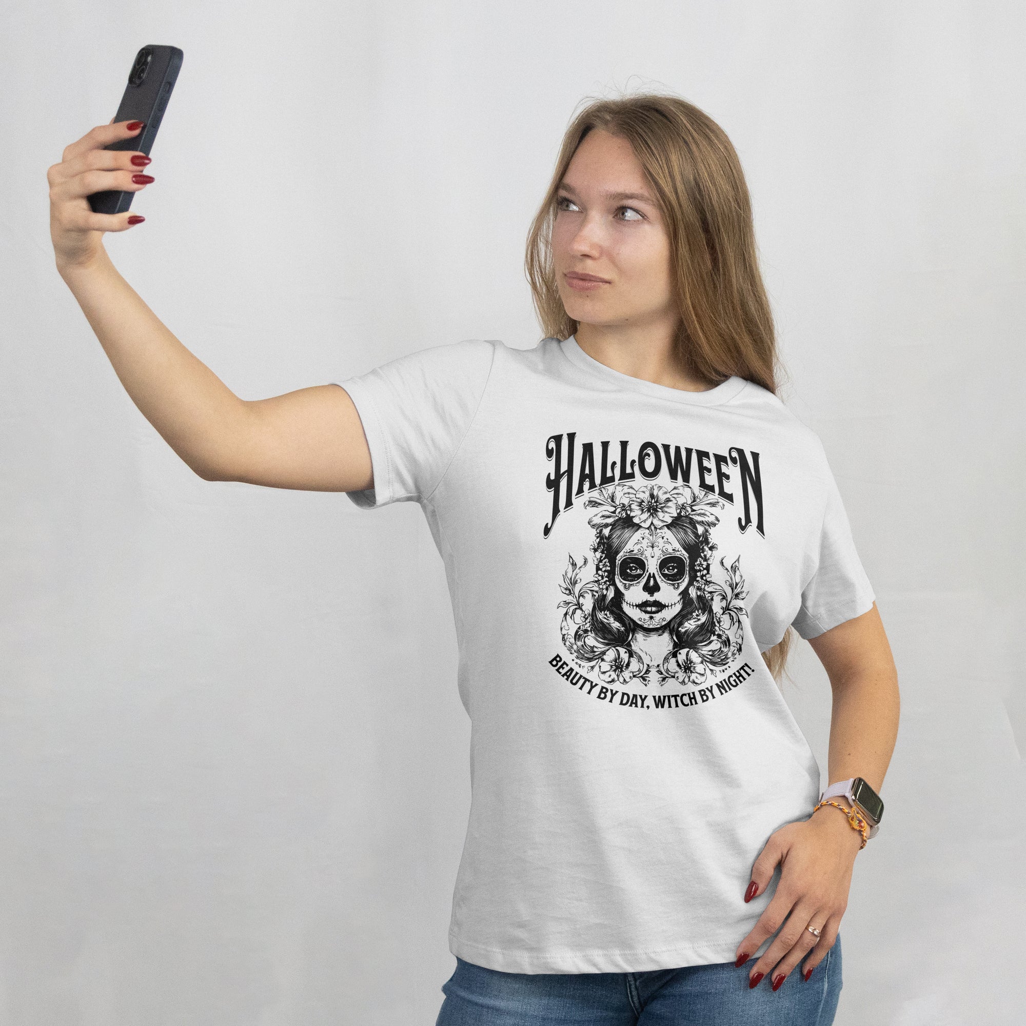 HALLOWEEN TEE "BEAUTY BY DAY WHICH BY NIGHT"