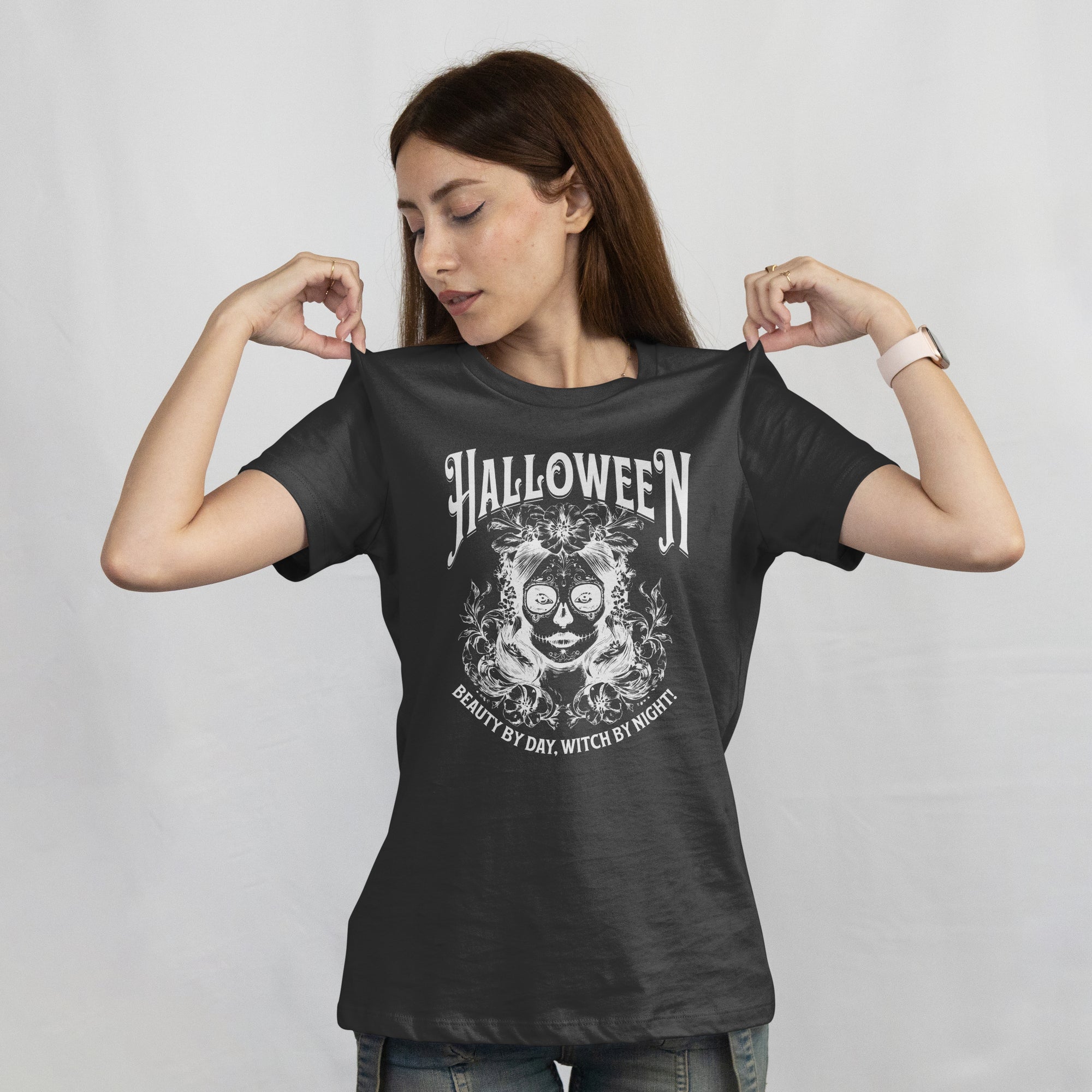 HALLOWEEN TEE "BEAUTY BY DAY WHICH BY NIGHT"